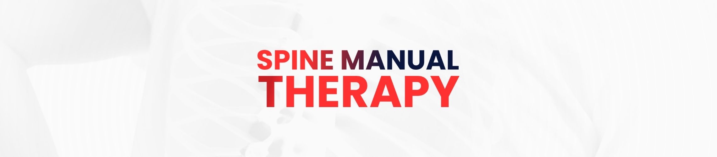 SPINE MANUAL THERAPY